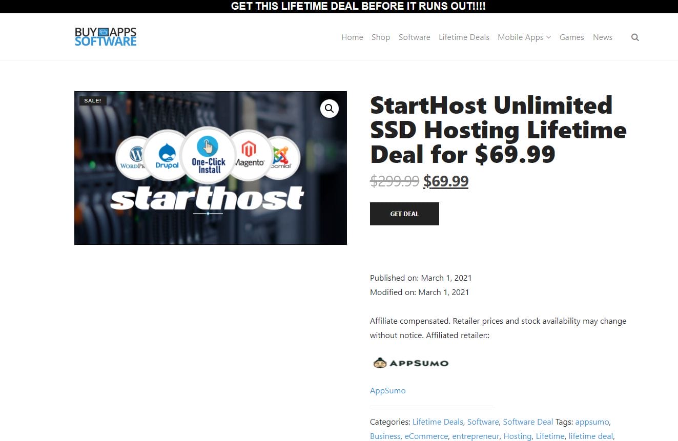 Online Hosting Solutions Lifetime Website Hosting Deal