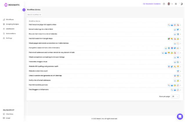 Buy Software Apps Hexomatic Lifetime Deal content 4