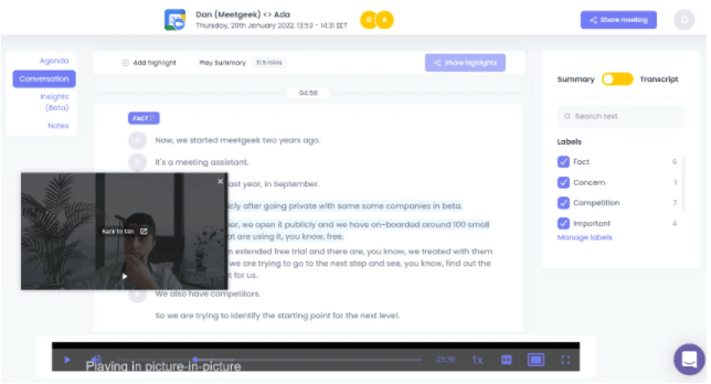 Buy Software Apps Meetgeek Lifetime Deal conten 1
