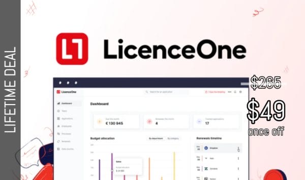 LicenseOne Lifetime Deal for $49