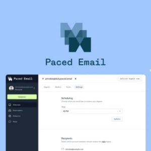 Paced Email Lifetime Deal for $59
