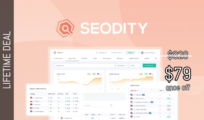 Seodity Lifetime Deal for $79