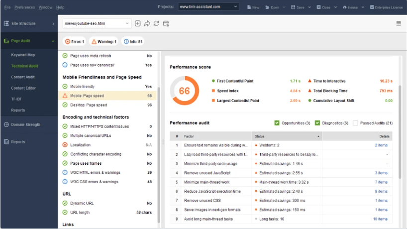 Buy Software Apps WebSite Auditor Lifetime Deal content 4