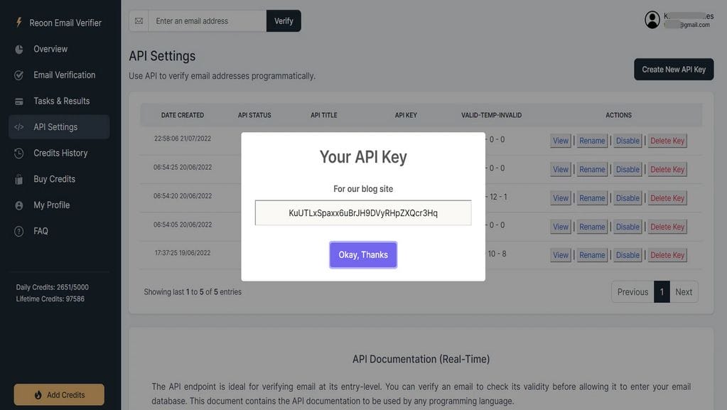 Buy Software Apps Reoon Email Verifier Lifetime Deal content 5