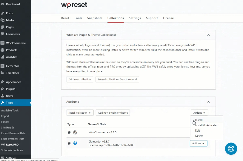 Buy Software Apps WP Reset Team Plan Lifetime Deal content 1