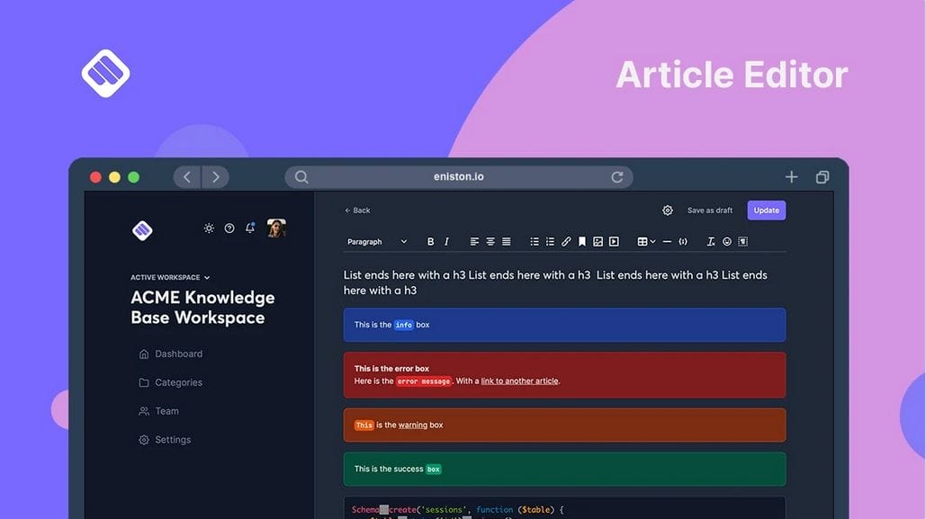 Buy Software Apps eniston knowledge bases Lifetime Deal content 1
