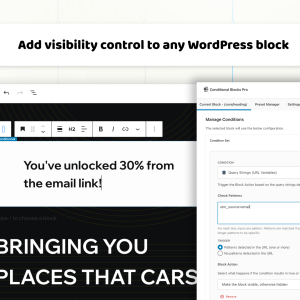 Conditional Blocks Pro Lifetime Deal for $49