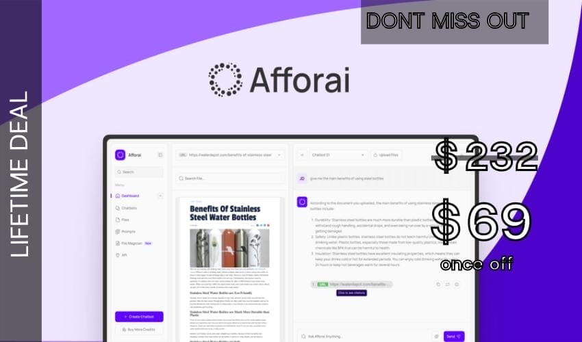 Afforai Lifetime Deal for $69