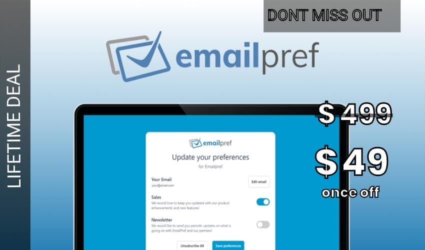 Emailpref Lifetime Deal for $49