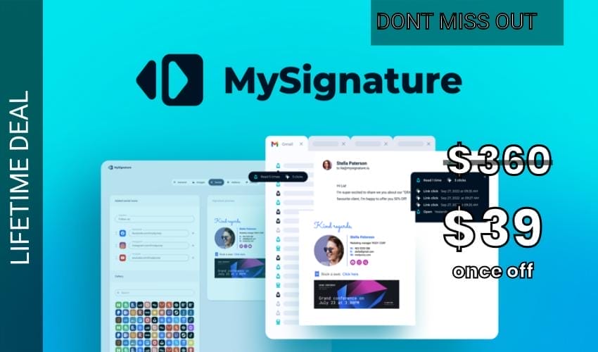 MySignature Lifetime Deal for $39