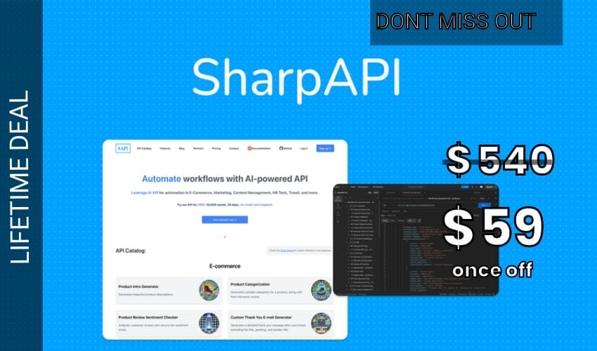SharpAPI Lifetime Deal for $59