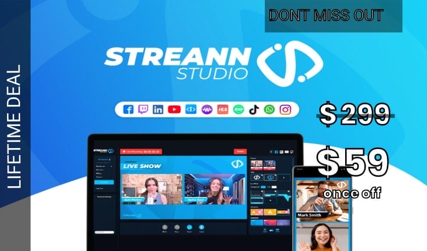 Streann Studio Lifetime Deal for $59