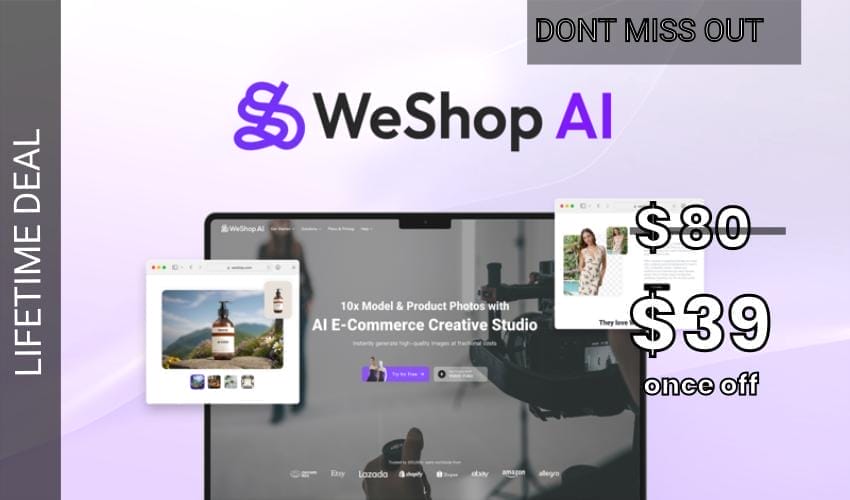 WeShop AI Lifetime Deal for $39