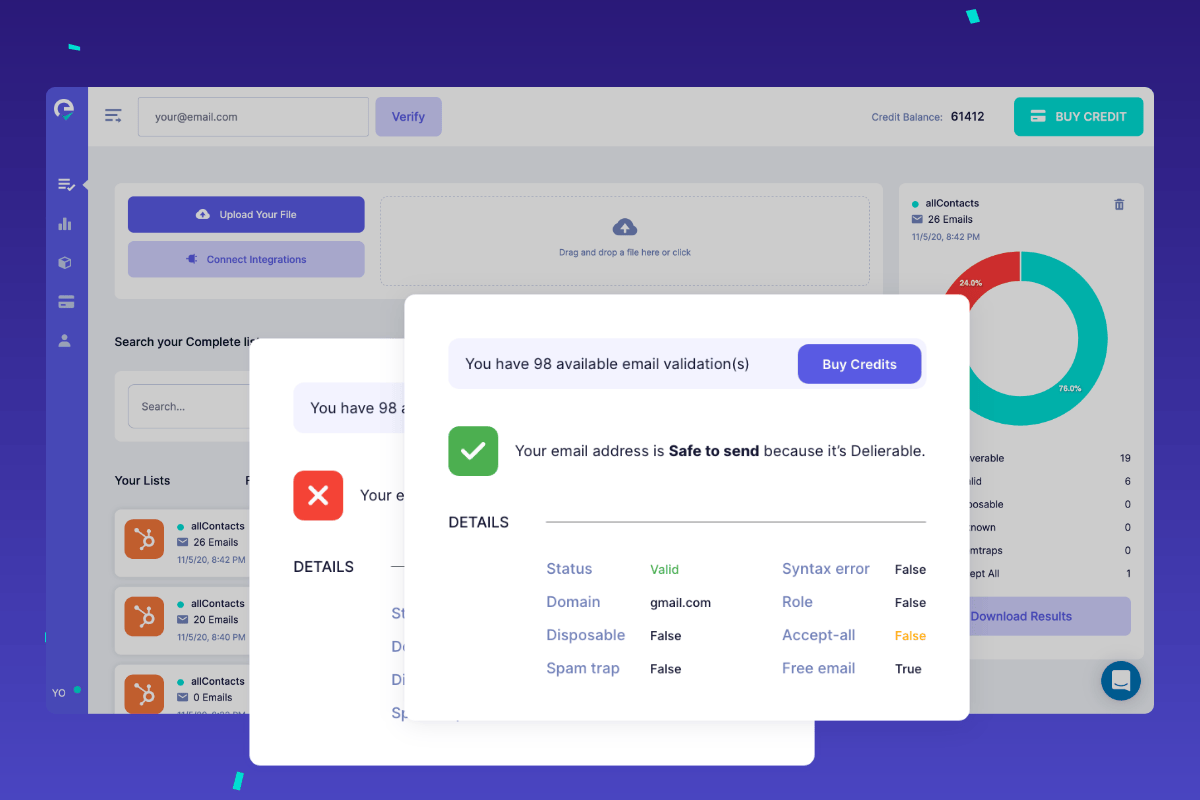 Email List Validation Lifetime Deal for $59